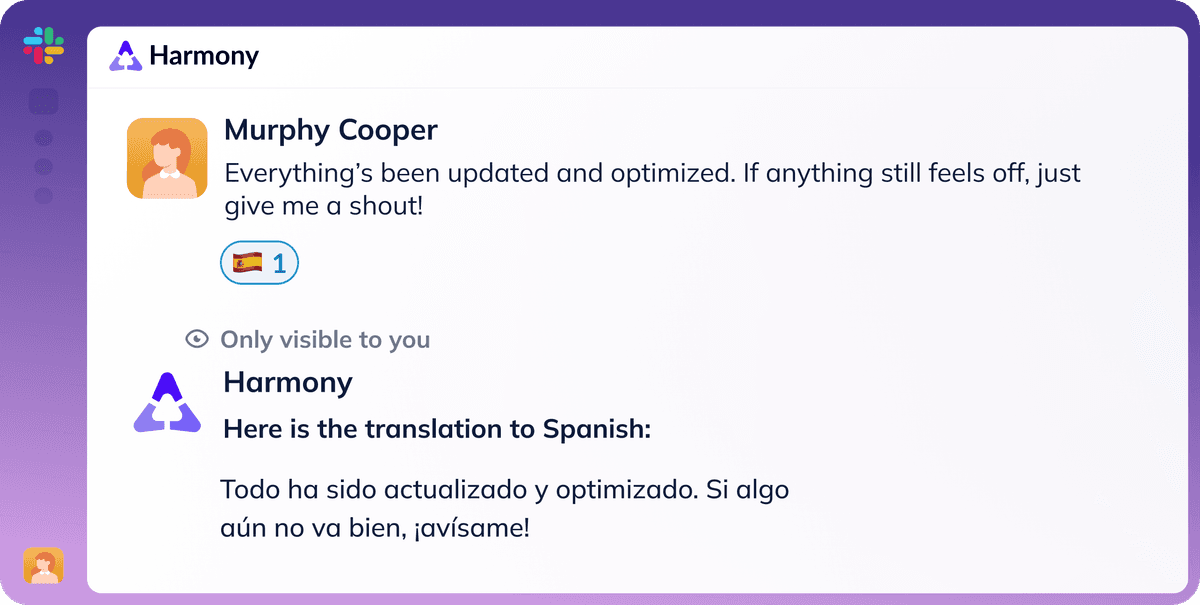 🗺️ Message Translator by Harmony